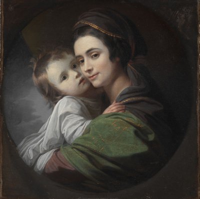 Elizabeth Shewell West en Haar Zoon, Raphael, c.1770 door Benjamin West