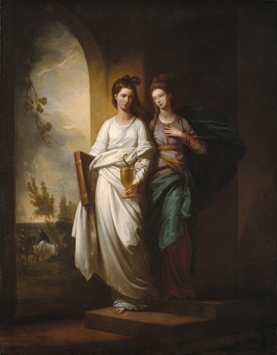 Fidelia en Speranza door Benjamin West
