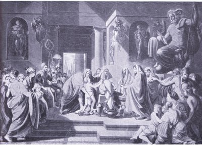 Hannibal zweert eeuwige vijandschap aan Rome door Benjamin West