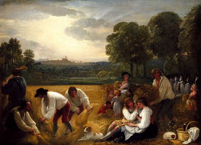 Oogsten in Windsor door Benjamin West, PRA door Benjamin West