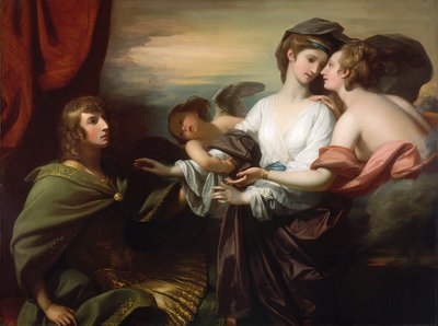 Helen naar Parijs gebracht door Benjamin West