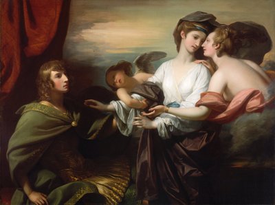 Helena naar Parijs gebracht, 1776 door Benjamin West