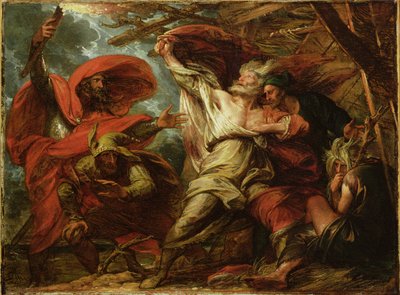 Koning Lear, c.1788 door Benjamin West