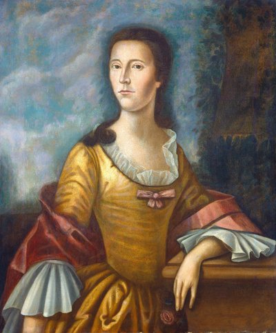 Mary Bethel Boude mevrouw Samuel Boude, 1755-1756 door Benjamin West