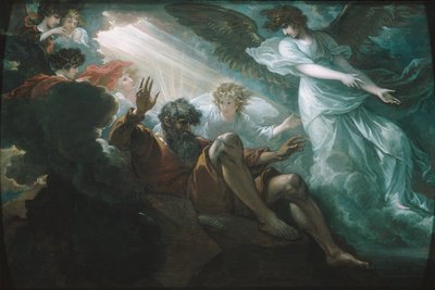 Mozes toont het Beloofde Land door Benjamin West