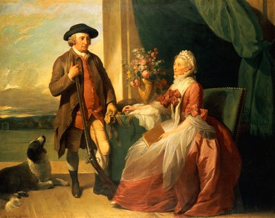Mr. Robert Grafton en Mrs. Mary Partridge Wells Grafton, 1773 door Benjamin West