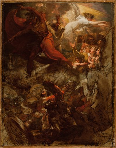 Farao en zijn Leger Verloren in de Rode Zee, 1792 en na 1800 door Benjamin West
