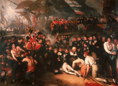 De Dood van Nelson, 1806 door Benjamin West
