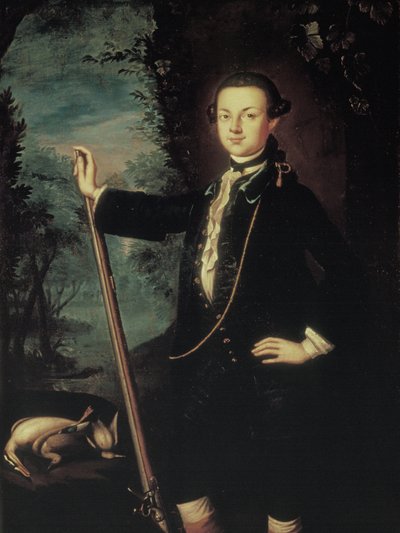 Thomas Mifflin (1744-1800), ca. 1757-59 (olie op doek) door Benjamin West