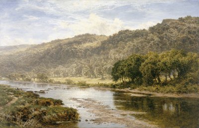 Op de Llugwy onder Capel Curig door Benjamin Williams Leader