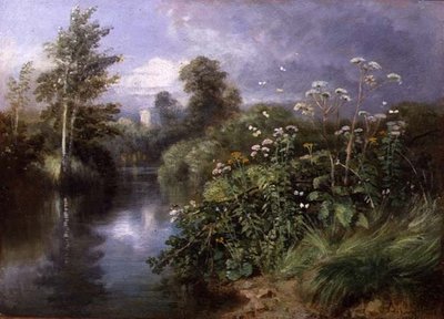 De oevers van de rivier door Benjamin Williams Leader