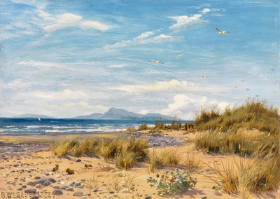 De kust van Carnarvonshire door Benjamin Williams Leader