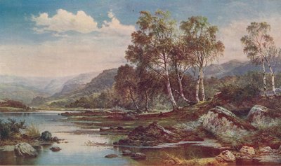 De vallei van de Llugwy, 1883, ca. 1900 door Benjamin Williams Leader