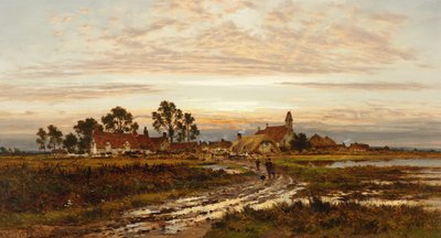 Worcestershire ochtend na regen, 1897 door Benjamin Williams Leader