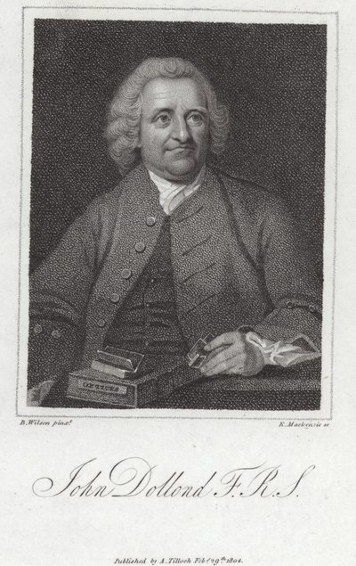 John Dollond door Benjamin Wilson