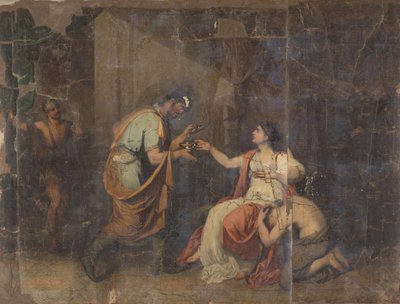 De dood van Sophonisba, koningin van Numidië door Benjamin Wolff