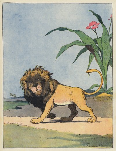 Leeuw door Benjamin Rabier