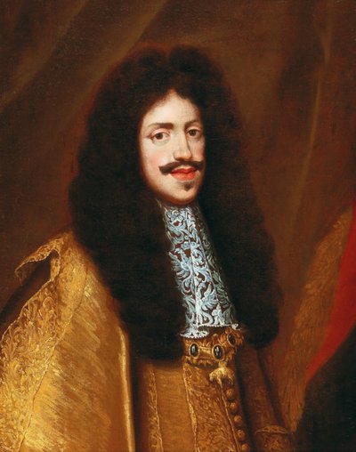 Portret van Keizer Leopold I 1640-1705, tweede helft van de 17e eeuw door Benjamin von Block