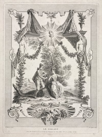 De Galante door Benoit II Audran