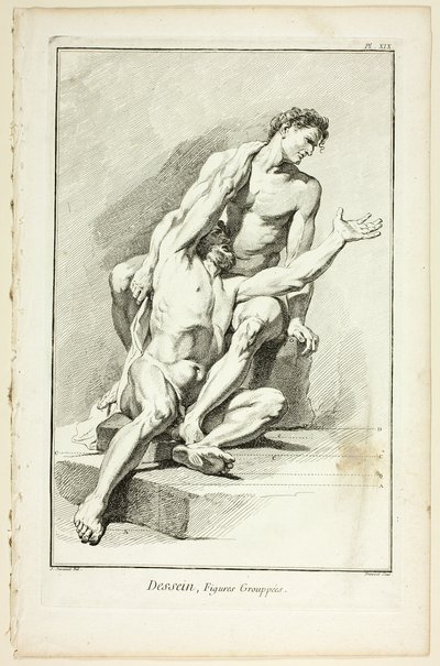 Ontwerp: Gegroepeerde Figuren, uit Encyclopédie door Benoit Louis Prevost