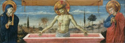 Man van Smarten tussen Maagd en Sint Johannes de Evangelist, 1469-1474 door Benozzo Gozzoli