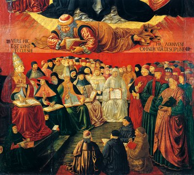 Arabische filosoof Averroes (detail) door Benozzo di Lese di Sandro Gozzoli