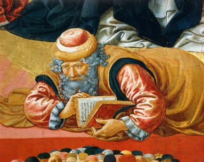 Arabische filosoof Averroes (detail) door Benozzo di Lese di Sandro Gozzoli