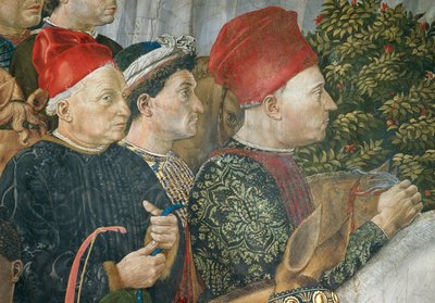 Processie van de Wijzen naar Bethlehem door Benozzo di Lese di Sandro Gozzoli