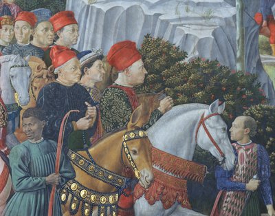 De Reis van de Wijzen door Benozzo di Lese di Sandro Gozzoli
