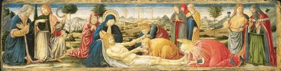 De klaagzang over de dode Christus door Benozzo di Lese di Sandro Gozzoli