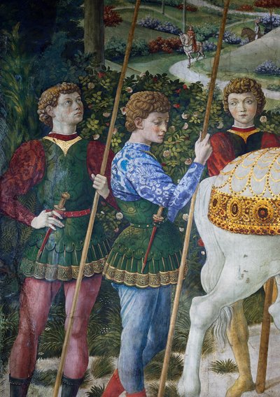 De processie van de wijzen (detail) door Benozzo di Lese di Sandro Gozzoli