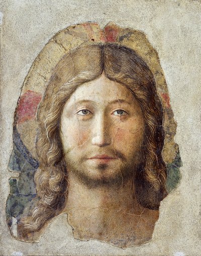 De Verlosser, door Benozzo Gozzoli, fresco door Benozzo di Lese di Sandro Gozzoli