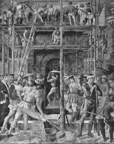 De Toren van Babel door Benozzo di Lese di Sandro Gozzoli