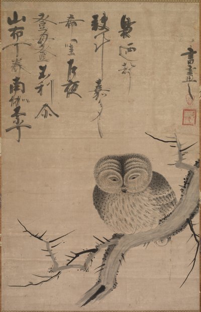 Uil, 1630-1640 door Bensaku Tsuda