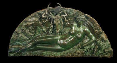 La nymphe de Fontainebleau - de nimf van ... door Benvenuto Cellini