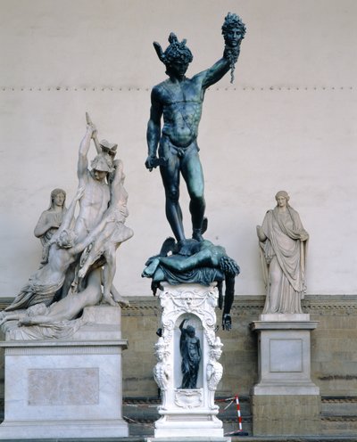 Perseus met het hoofd van Medusa, 1545-54 door Benvenuto Cellini