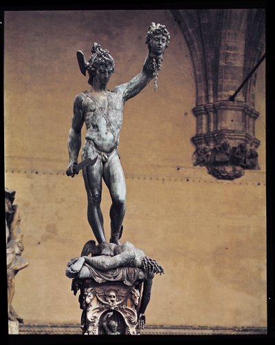 Perseus met het hoofd van Medusa, 1545-53 door Benvenuto Cellini