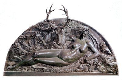 De nimf van Fontainebleau door Benvenuto Cellini