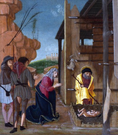 De Aanbidding van de Herders door Bernadino Jacobi Butinone