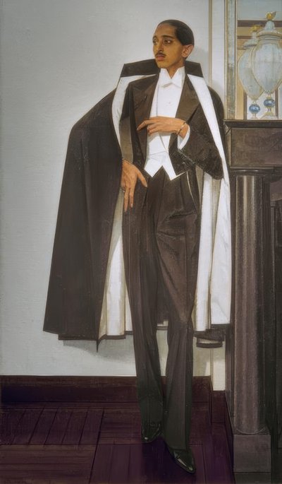 Maharaja Yeshwant Rao Holkar II van Indore in westers... door Bernard Boutet de Monvel