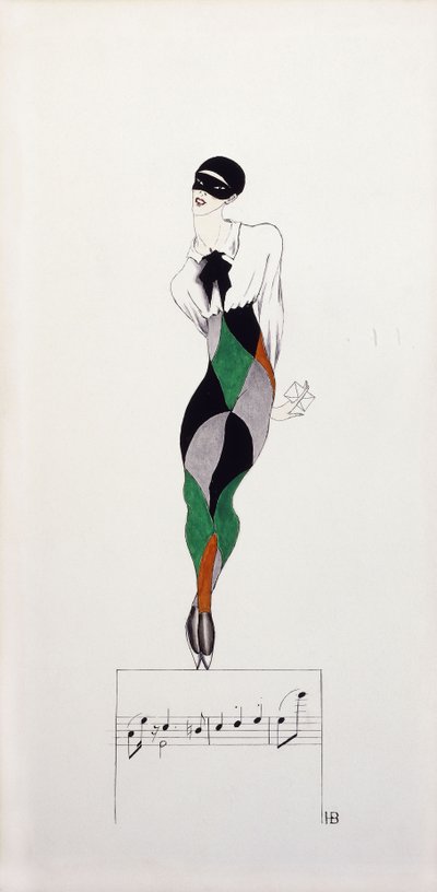 Pierrot door Bernard Boutet de Monvel