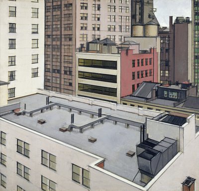 Daken van New York, ca. 1930 door Bernard Boutet de Monvel