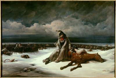 Terugtocht uit Rusland (1812) door Bernard Edouard Swebach