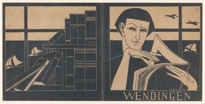 Omslag voor Wendingen door Bernard Essers