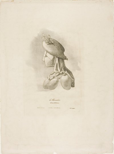 De slagersvrouw, uit Arts et Métiers door Bernard Gaillot