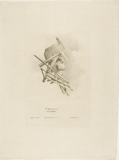 De timmerman, uit Arts et Métiers door Bernard Gaillot