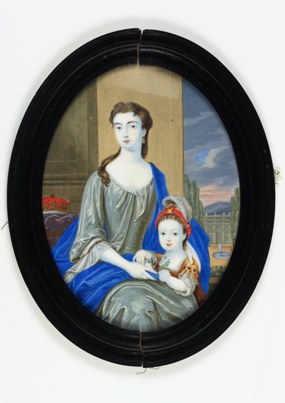 Lady Catherine Darnley, Hertogin van Buckingham (email) door Bernard III Lens