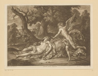 Cupido en Psyche door Bernard Lens (II)