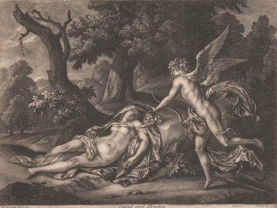 Cupido en Psyche door Bernard Lens