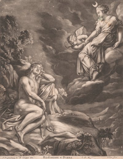 Endymion en Diana door Bernard Lens